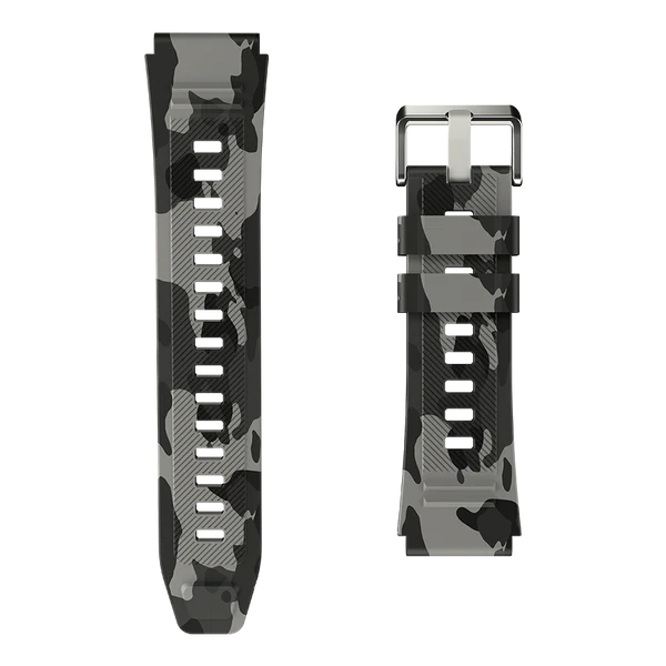 R-013 Rugged camouflage strap Camo Black