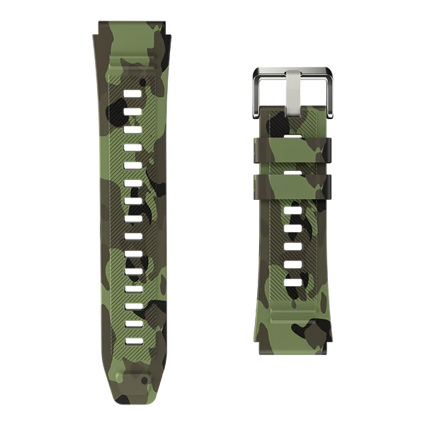 R-013 Rugged camouflage strap Camo Green