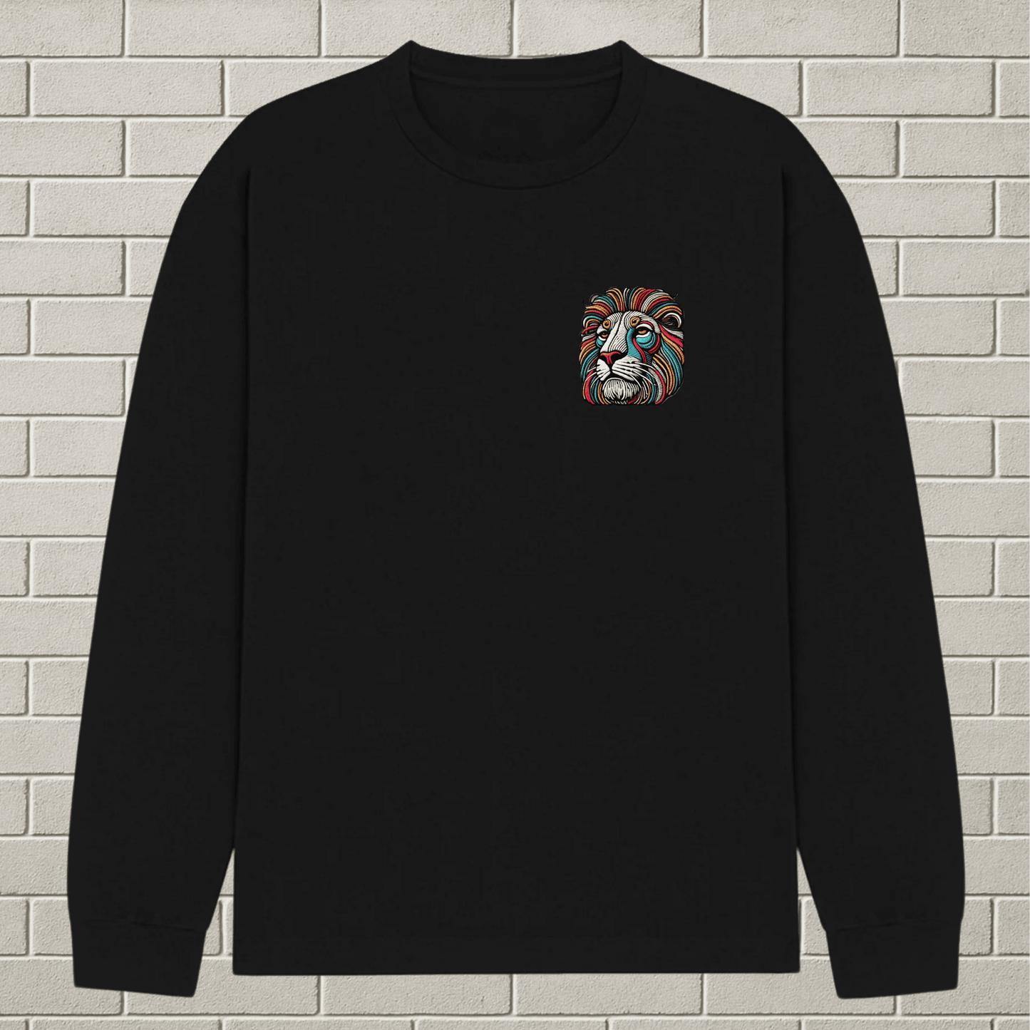 Aurel Lion Embroidered Full Tee