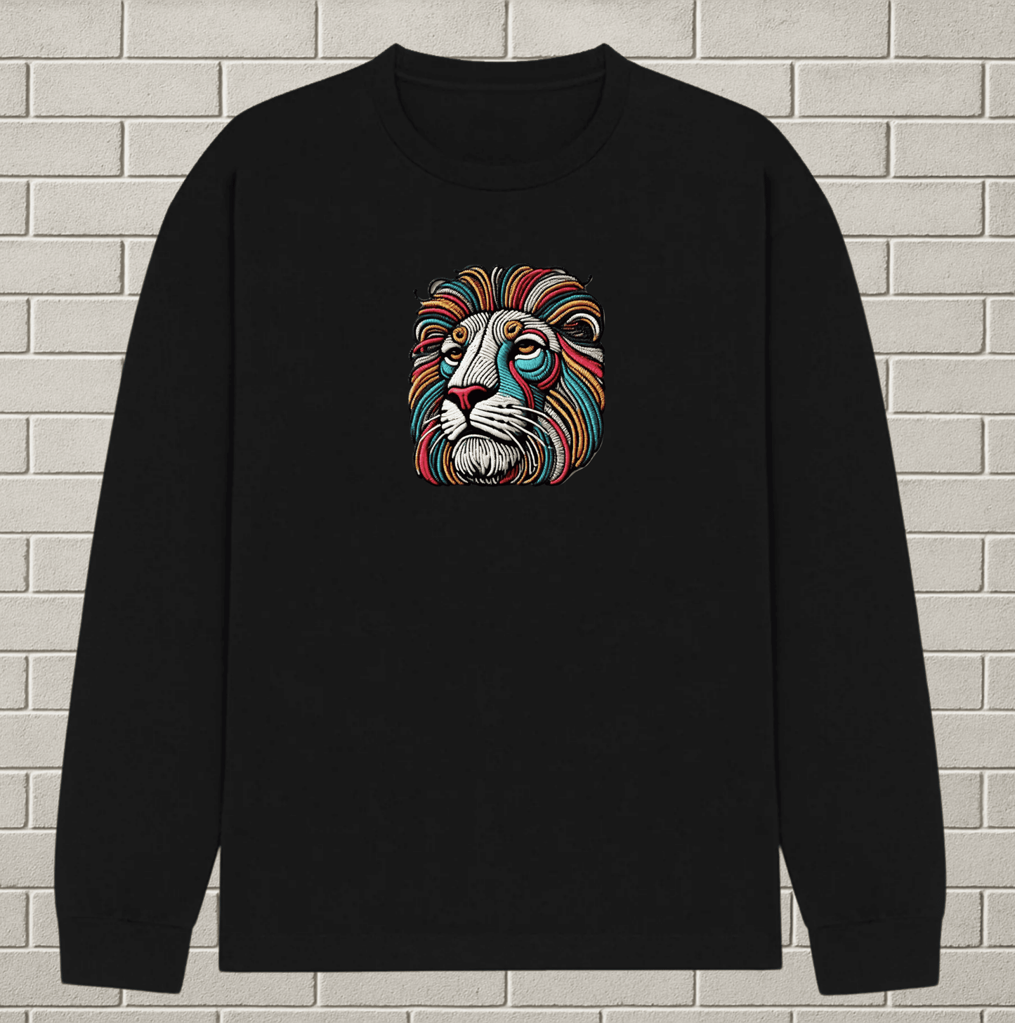 Aurel Lion Embroidered Full Tee