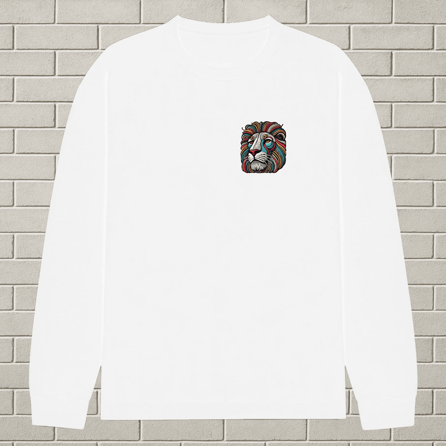 Aurel Lion Embroidered Full Tee