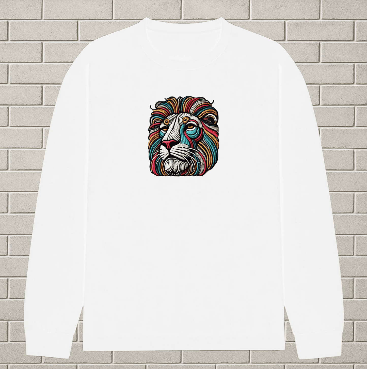 Aurel Lion Embroidered Full Tee