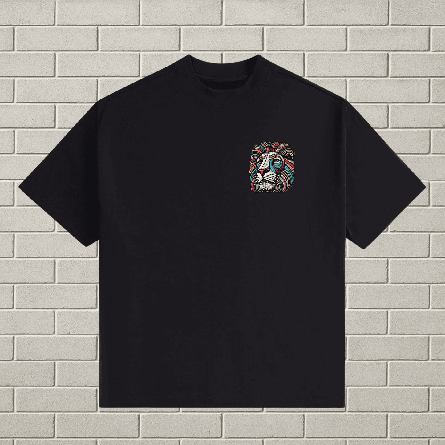 Aurel Lion Embroidered Tee
