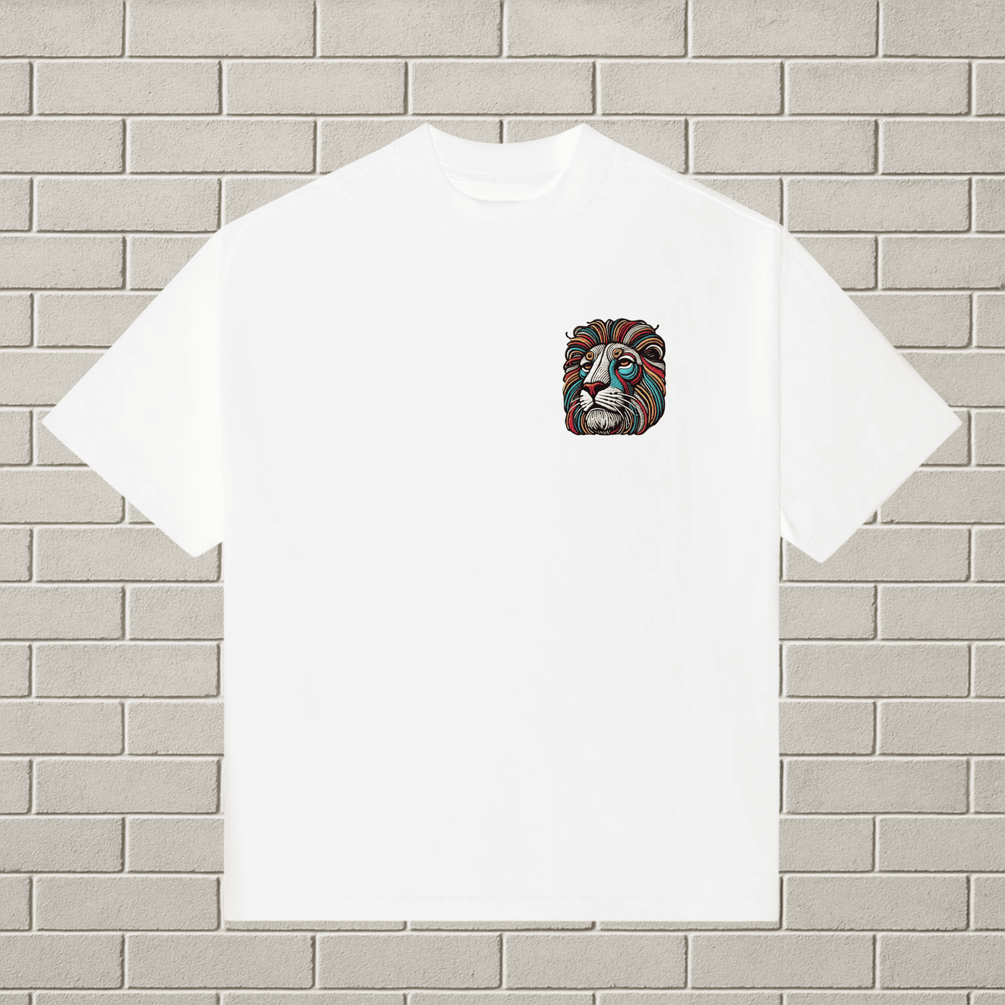 Aurel Lion Embroidered Tee