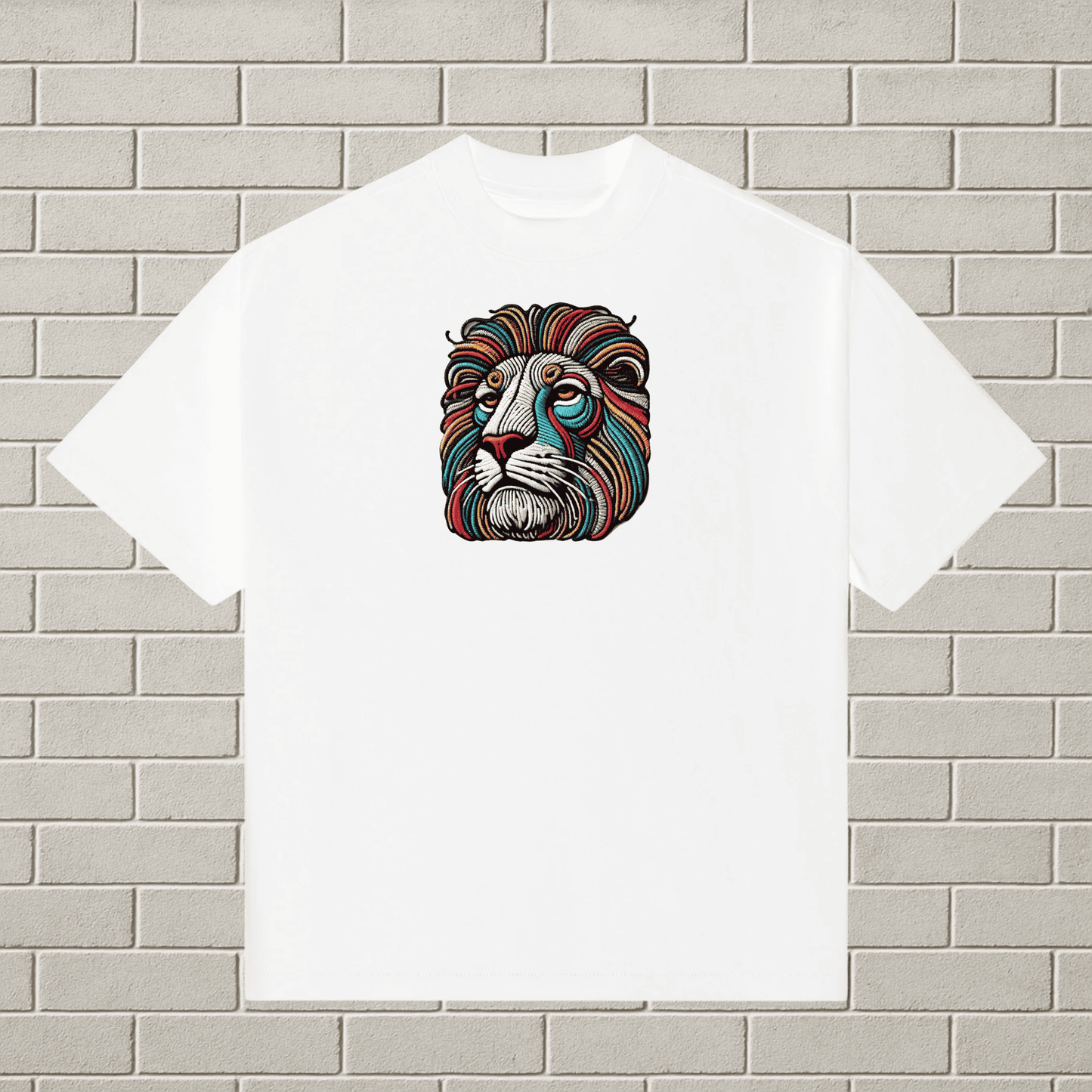 Aurel Lion Embroidered Tee
