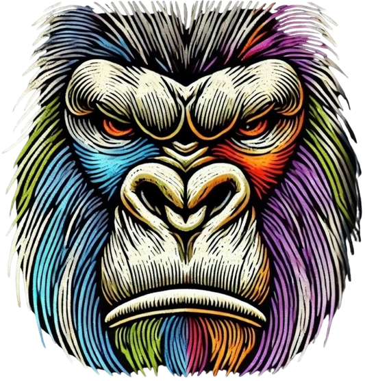 Roko Gorilla Embroidered Tee