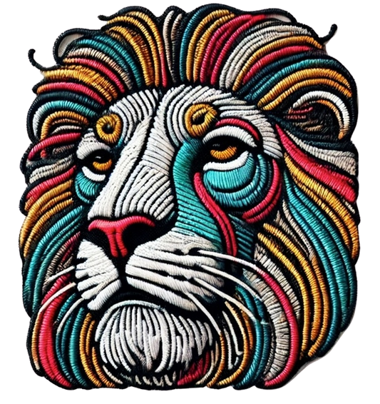 Aurel Lion Embroidered Tee