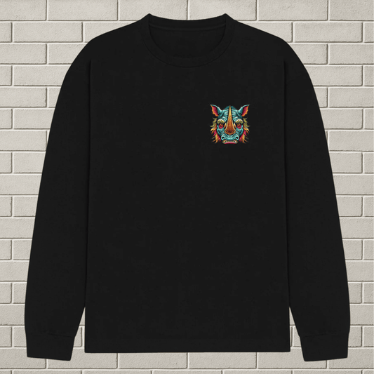 Onyx Rhino Embroidered Full Tee