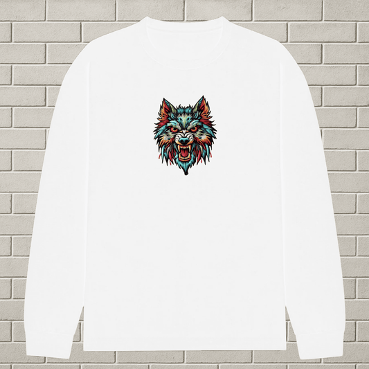 Rune Wolf Embroidered Full Tee