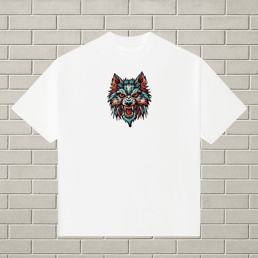 Rune Wolf Embroidered Tee