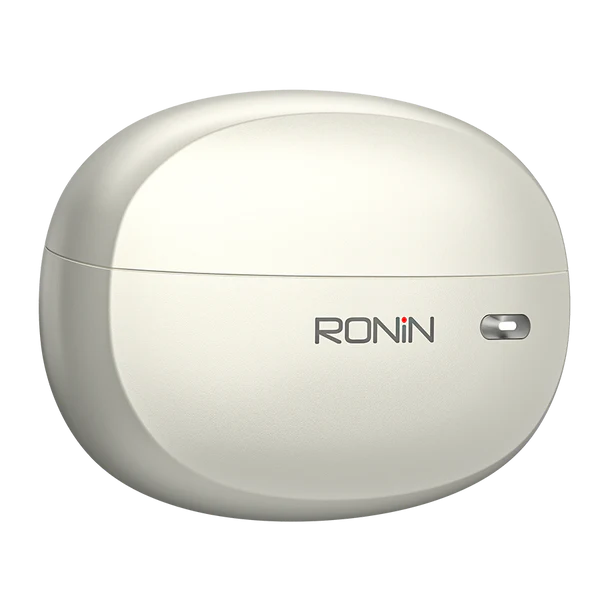 RONIN Eminence earbuds with Hybrid ANC Beige closed