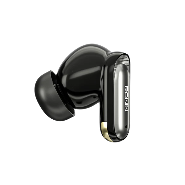 RONIN Eminence earbuds with Hybrid ANC Black right earbud