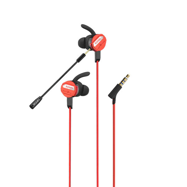 RONIN R-007 Gamerz handsfree Red 3.5 mm