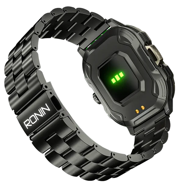 RONIN R-013 LUXE Black with chain strap back view