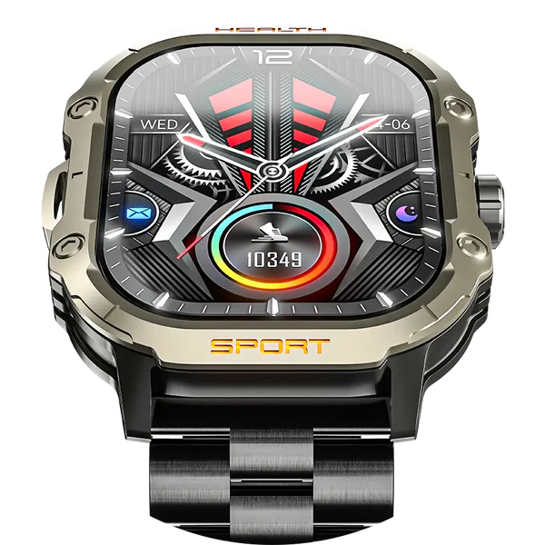 RONIN R-013 LUXE Black with chain strap front view