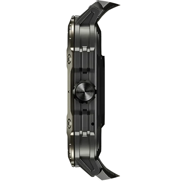 RONIN R-013 Rugged smartwatch Black button view