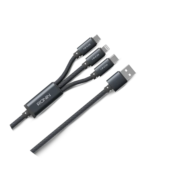 RONIN R-2015 Smash 3-in-1 braided cable side view
