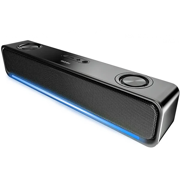 RONIN R-3010 Axis Bar compact wireless soundbar left view