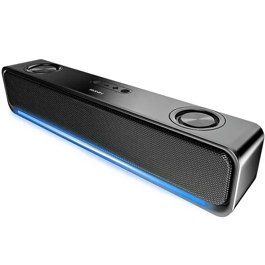 RONIN R-3010 Axis Bar compact wireless soundbar left view