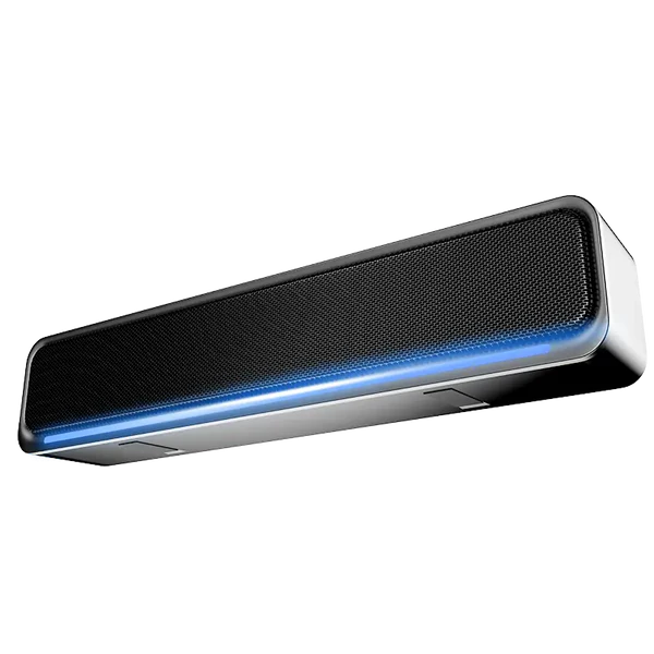 RONIN R-3010 Axis Bar compact wireless soundbar side view