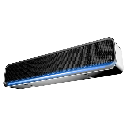 RONIN R-3010 Axis Bar compact wireless soundbar side view