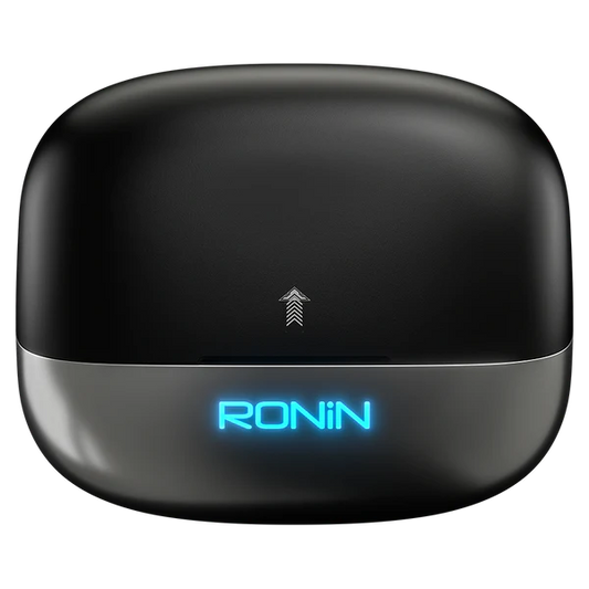 RONIN Vox earbuds Grey Black case view