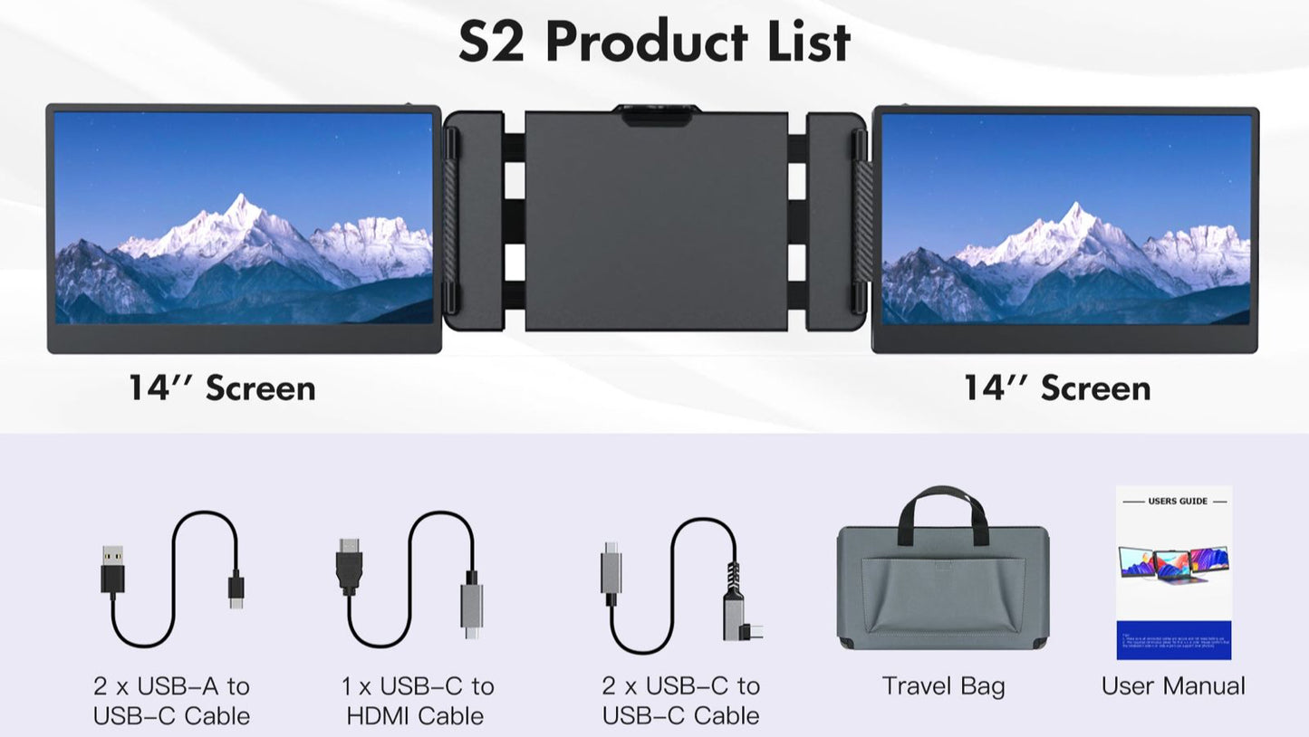 S2 Laptop Screen Extender