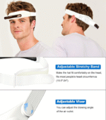 TRELC Personal Fan Sun Hat – USB‑Rechargeable Cooling Headwear for Outdoor Staff & Event Teams - Image 7