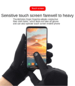 Waterproof Winter Cycling Gloves – Insulated Touchscreen Gloves for Riders & Outdoor Teams - Image 3