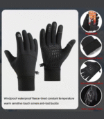 Waterproof Winter Cycling Gloves – Insulated Touchscreen Gloves for Riders & Outdoor Teams - Image 2