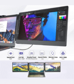 S2 Triple‑Screen Laptop Extender – Portable Multi‑Display Workstation for Traders & Creators - Image 5