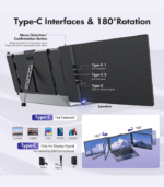 S2 Triple‑Screen Laptop Extender – Portable Multi‑Display Workstation for Traders & Creators - Image 4