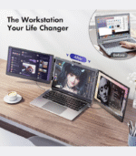 S2 Triple‑Screen Laptop Extender – Portable Multi‑Display Workstation for Traders & Creators - Image 2
