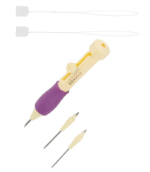 Professional Punch Needle Embroidery Kit with 3 Needle Sizes – Textile & Craft Studios - Image 4