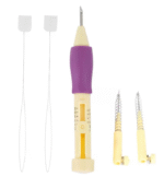 Professional Punch Needle Embroidery Kit with 3 Needle Sizes – Textile & Craft Studios - Image 3