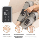 USB Rechargeable Knee & Calf Massager – Heat + Vibration Therapy for Staff Wellness Zones