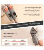 USB Rechargeable Knee & Calf Massager – Heat + Vibration Therapy for Staff Wellness Zones - Image 4