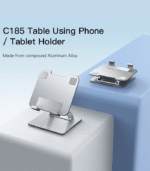 Yesido C185 Adjustable Metal Laptop Stand – Air‑Cooled, Foldable Ergonomic Riser for Offices & Studios